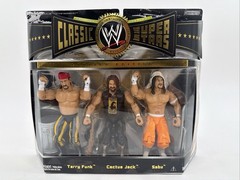 2006 WWE Classic Superstars Limited Edition Terry Funk Cactus Jack and Sabu NOS