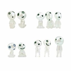 10pcs Luminous Resin Ghost Figures, Miniature Alien Decor