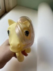 Vintage 1984 Hasbro My Little Pony G1 Posey Earth Pony Tulips. Pink Hair!!! RARE