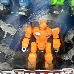 3 Pc. Pop A Part Robot Set Posable Fully Jointed Interchangeable
