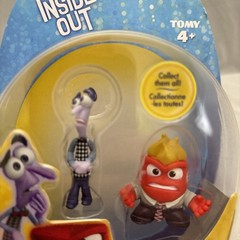 Pixar Disney Inside Out Mini Figures Fear & Anger – 2 Pack
