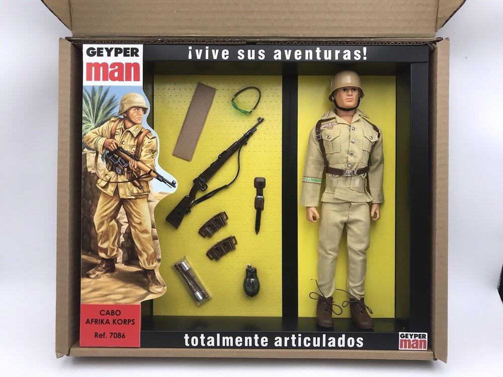 G I JOE OF SPAIN AND ITALY GYPERMAN AFRIKA KORPS