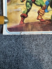 Masters Of The Universe MOTU Poster Original William George 32×23 1984 Filmation