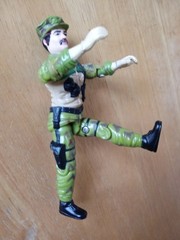GI Joe 1986 Leatherneck Action Figure: New O Ring, Tight Joints, ARAH, Vintage