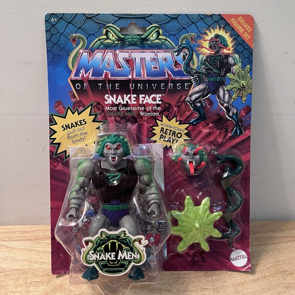 MOTU Origins Snake Face Deluxe Figure Mattel 5.5in 2023 MOC