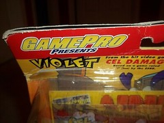 New Rare First Production 1 of 500 Cell Damage Gamepro with Violet Series 1 NIP
