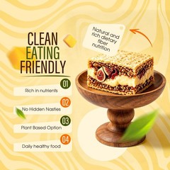 Fig & Walnut Stuffed Mango Pie, 250g Fig and Walnut Bars with Black Sesame ,