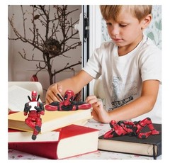 3Pcs Collectible Deadpool Action Figure Perfect Gift for Kids and car decoration