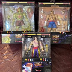 Set of 3 Street Fighter II SAGAT, BLANKA & VEGA 6″ AF by Jada Toys
