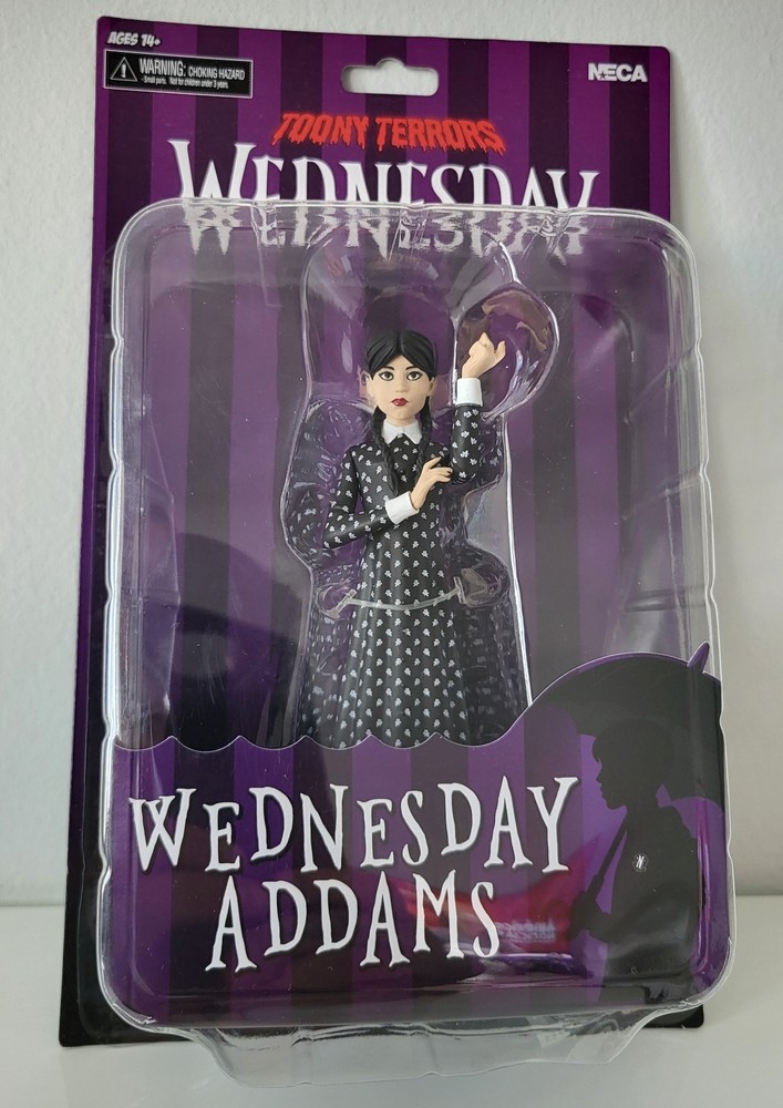 🖤 NECA Toony Terrors Wednesday Addams Figure NEW Sealed