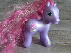 My Little Pony Ponies MLP G3 Petal Blossom Long Hair Daisy Cutie Mark b224b
