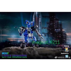 DR.WU Little Monster Action Figure TOY 8CM MC03T Wheelie Trucks Robots PVC/ABS