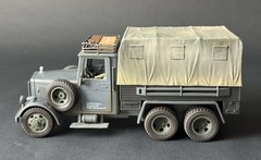 Indiana Jones 1:18 WWII German Military Cargo Truck 3.75 Raiders Of The Lost Ark