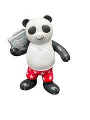 Ankyo Development Party 4” PANDA Bear Figure In Shorts With Boom Box