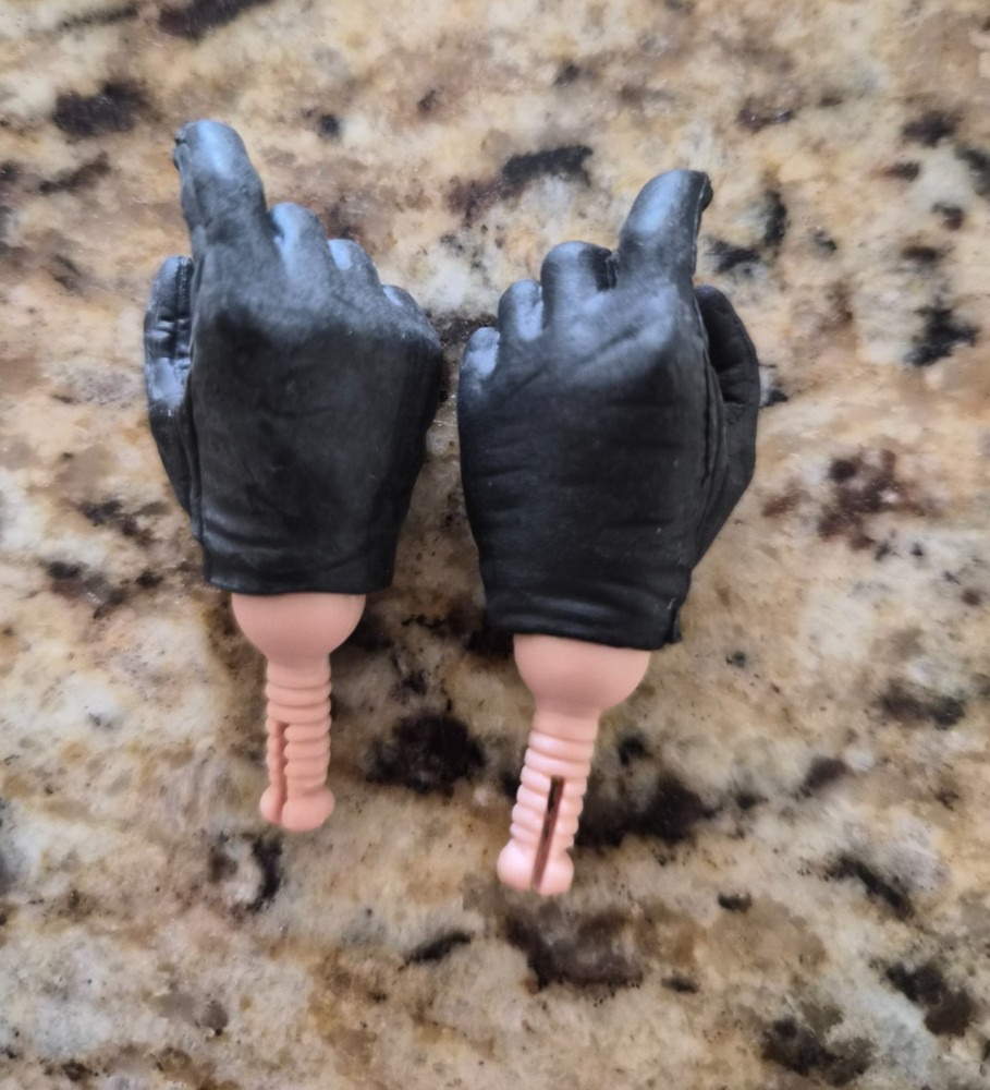 Cotswold Collectibles Black Hands Gloves Parts Replacement for 1:6 12″ Figure