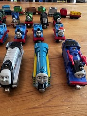 Thomas the Tank Engine Die Cast Metal Trains Huge Lot Of 40 As Is