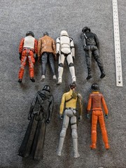 Star Wars 12″ Action Figure Lot of 7 Hasbro Kylo Ren Stormtrooper Finn Poe Ezra