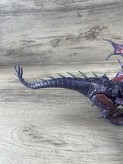 Vintage DragonHeart Medusa Dragon Purple Gold Figure Kenner 1996 2 Head