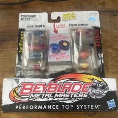 Rock Zurafa Torch Gemios Crushing Blast 2-Pack Beyblade HASBRO METAL MASTER New3