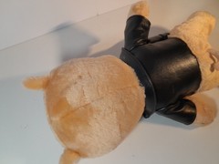 Vintage Looney Tunes Porky Pig Plush Biker Jacket ACE 1997 Warner Bros Used Pics