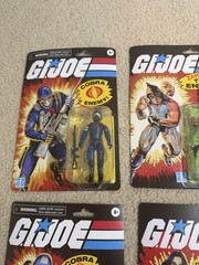 G.I. Joe Haslab 3 3/4 O-ring Figures Lot Of 12 MOC Reissues Walmart Transformers