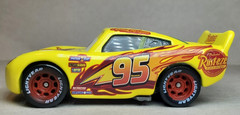 Disney Pixar Cars 3 Flaming Yellow Lightning McQueen Diecast 1:55 FC Piston Cup