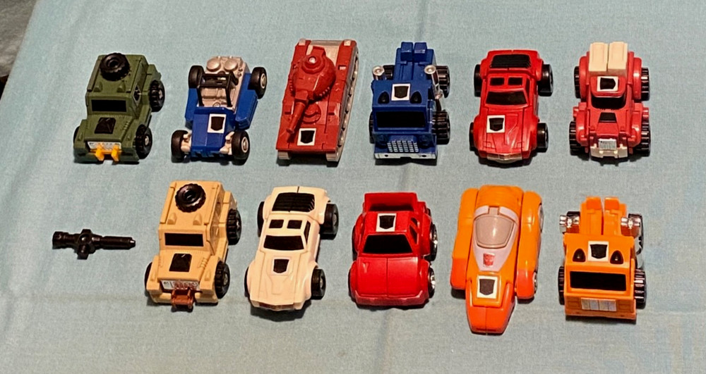 original G1 Transformers minibot lot x11 Cliffjumper Outback Wheelie FREE SHIP