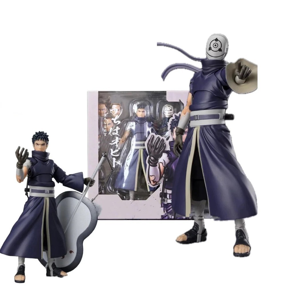 NEW SHF Ninja Sharingan Figure Obito Uchiha 6″ Action Figure With Box Set -Gifts