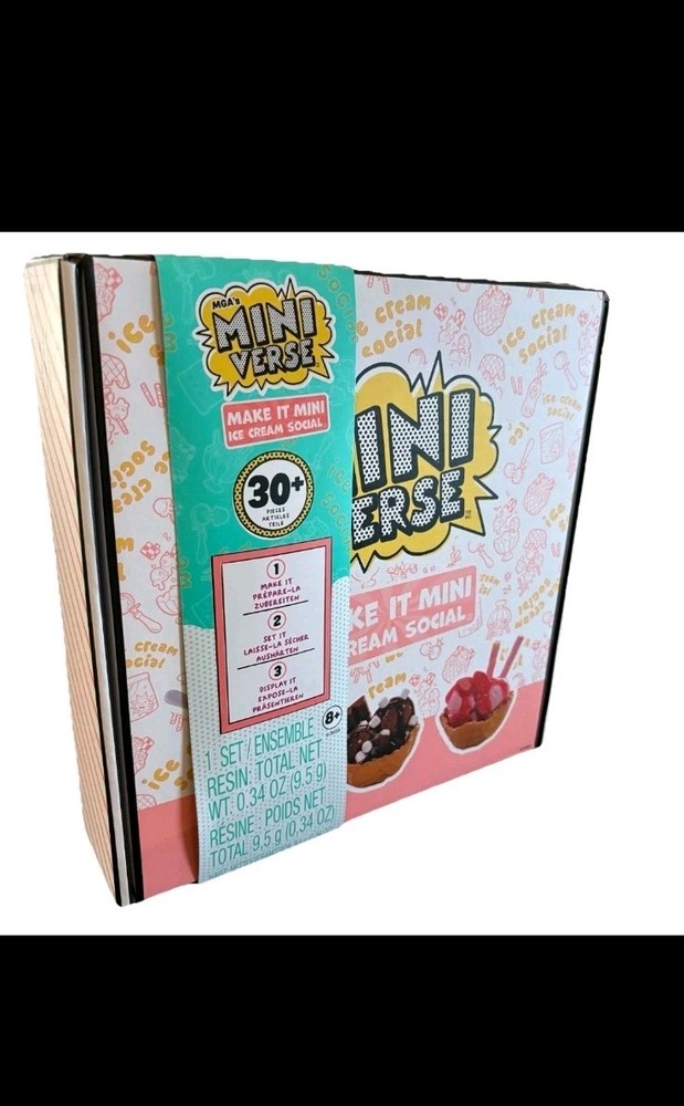 MGA Miniverse Make It Mini Food/Ice Cream Social Brand NEW