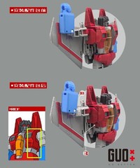 GO Better 3D DIY Filler Upgrade Kit For SS86 Thundercracker Accessories