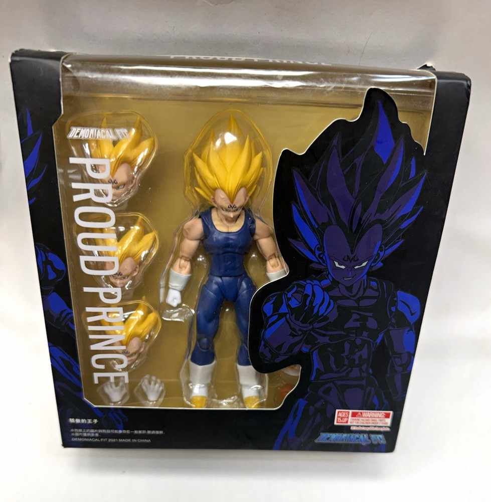 DEMONIACAL FIT Proud Prince Vegeta Action Figure w/ Interchangeable Heads/Hands