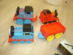 Lot of Tomy Thomas the Train plastic and die cast
