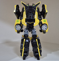 Metal Cardbot S SPARKBIT Transformer Robot Sports Car Korean Toy