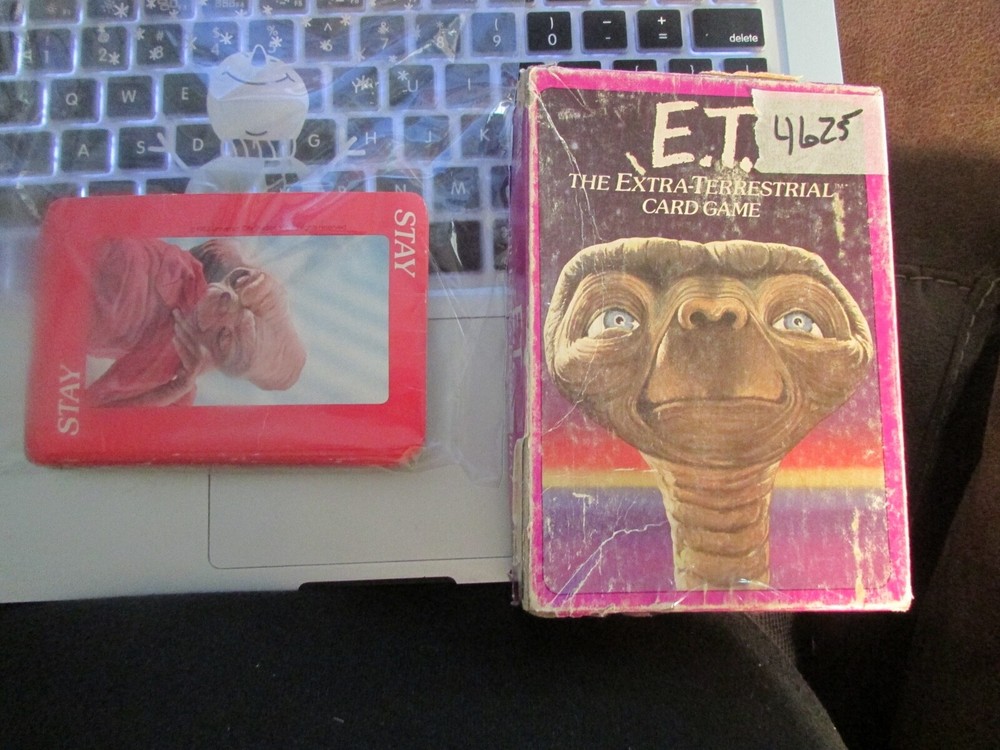 E.T. The Extra Terrestrial Card Game – 1982 Parker Brothers Spielberg