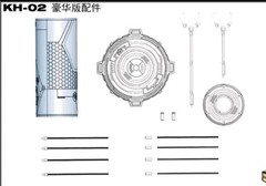 86Toys KH-02ADX Light-Up 1/12 Scale DX Display Base White