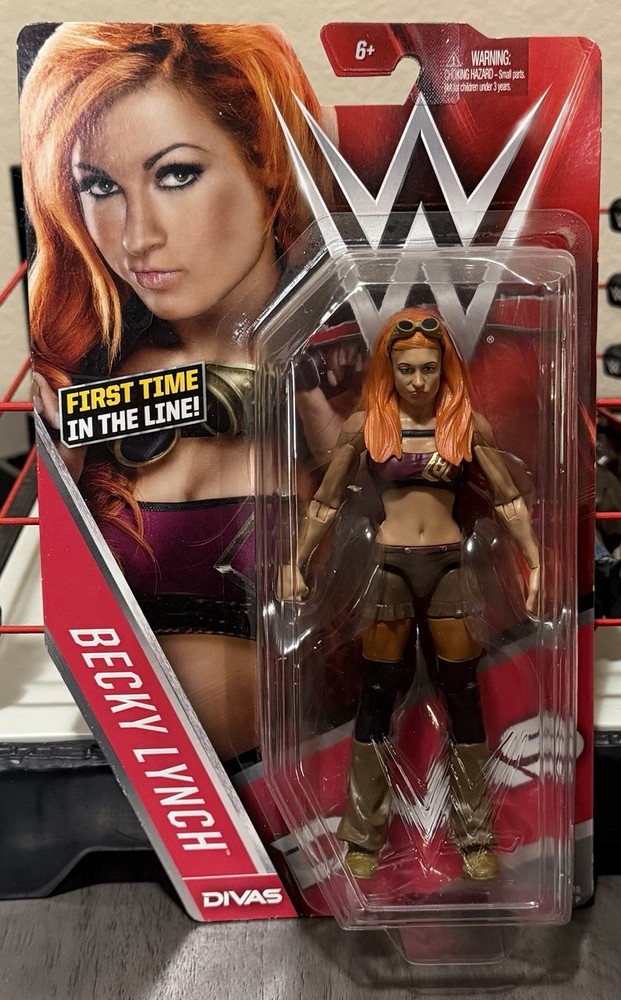 WWE WWF Becky Lynch First Time In Line Sealed Mattel Action Figure 2015 Diva
