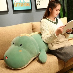80cm Long Dinosaur Plush Pillow Soft Stuffed Animal Toy Cute Cartoon Gift Doll