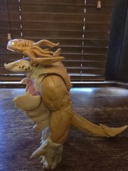 Brown & Beige Monster Plastic Articulated Action Figure Large Collectible Toy