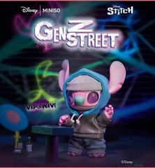 Disney Stitch Gen Z Street MINISO Plush Bag Charm Vaporwave CONFIRM US SELLER