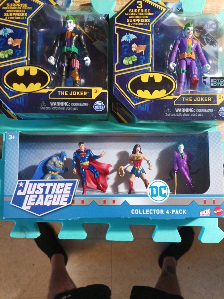 DC 7 Piece Collectible Figures. 6 NIB And 1 Out Of Box