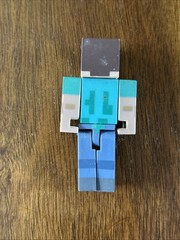 Minecraft Jazwares Mojang CORE STEVE Action Figure 3″ Blue Green