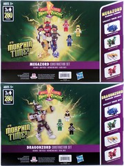 Mighty Morphin Power Rangers MEGAZORD & DRAGONZORD Construction Set 280pcs 3524