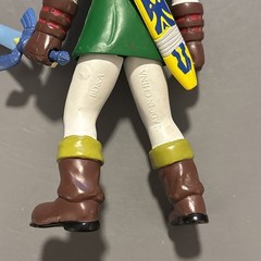 Vintage 1998 BD&A Legend of Zelda Link Figure w/ Sword Ocarina of Time Nintendo