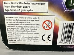Vintage Doctor Who Weeping Angel Hiding Calm Face Poseable Action Figure New