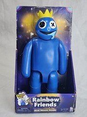 Rainbow Friends Blue Deluxe 12″ Action Figure w/Shake Me Sounds 3️⃣ Damaged Box