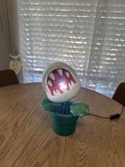 Paladone Super Mario Piranha Plant Posable 12” Lamp