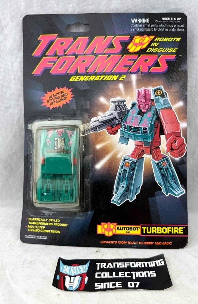 Transformers Original 1993 G2 Axelerators Turbofire MOSC