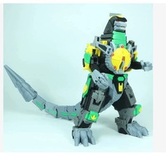 32/25/17CM Kyoryu Sentai Zyuranger Dragonzord Dragonlord 3D Print Model Kits Toy