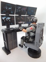 Custom 1:12 Tactical Map Surveillance Command Center Computer Screen Upgrades