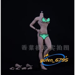 1/6 TBLeague Phicen S18A S19B S20A S21B SSteel Skeleton Seamless Suntan Mid Bust